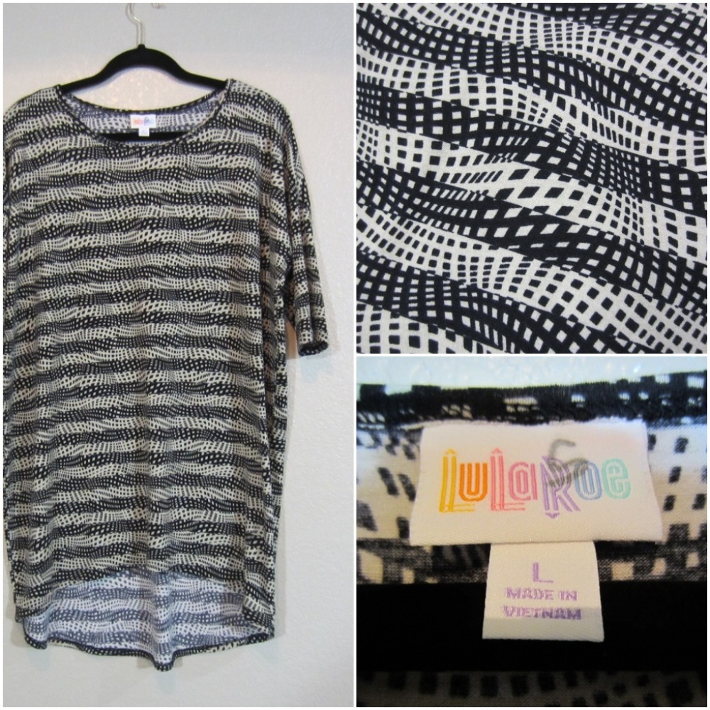 LuLaRoe Irma Tunic Tee Blouse L